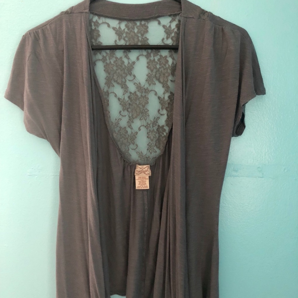 Eyelash Couture (S) Grey Shirt Vest